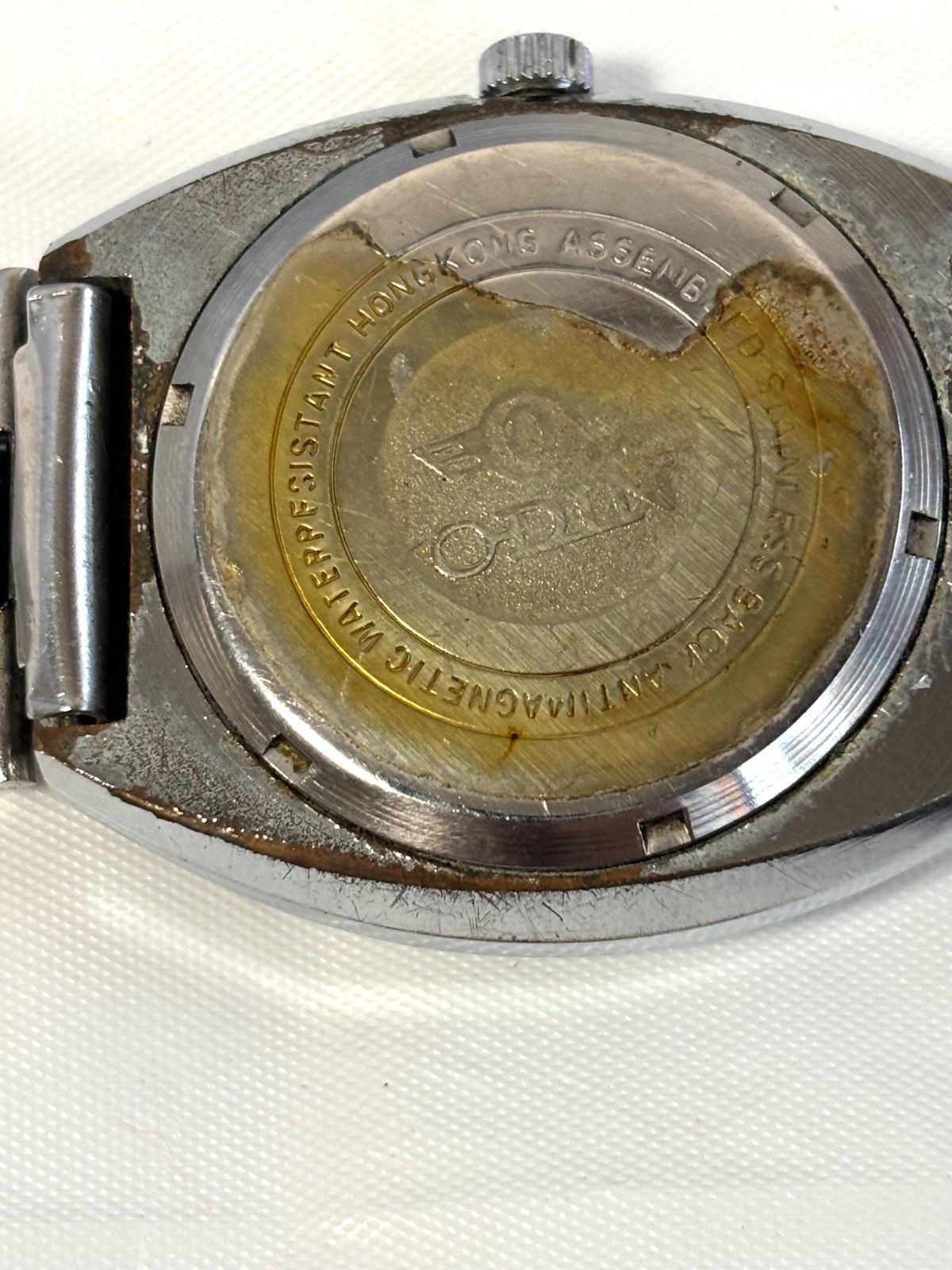 O-DIN オーディン DELUXE ANTIMAGNETICヴィンテージ 腕時計メンズ 手