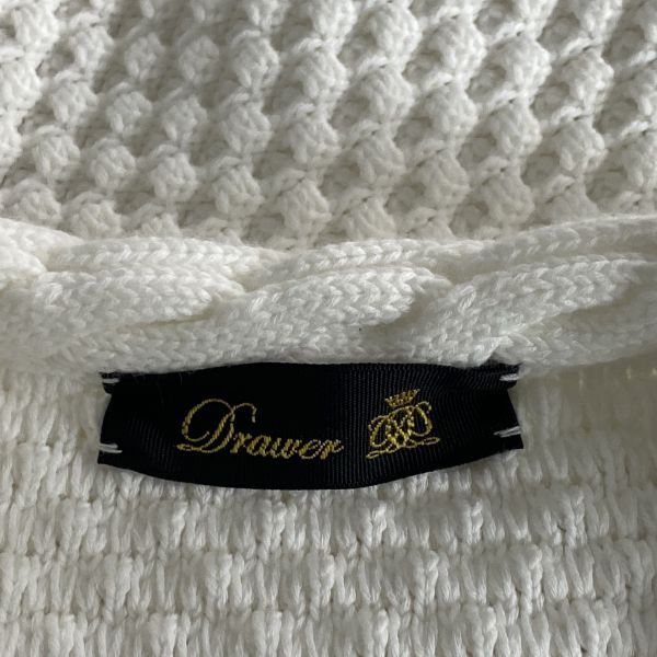 ◇ ドゥロワー Drawer 5G ケーブルパイピングジャケット ニット