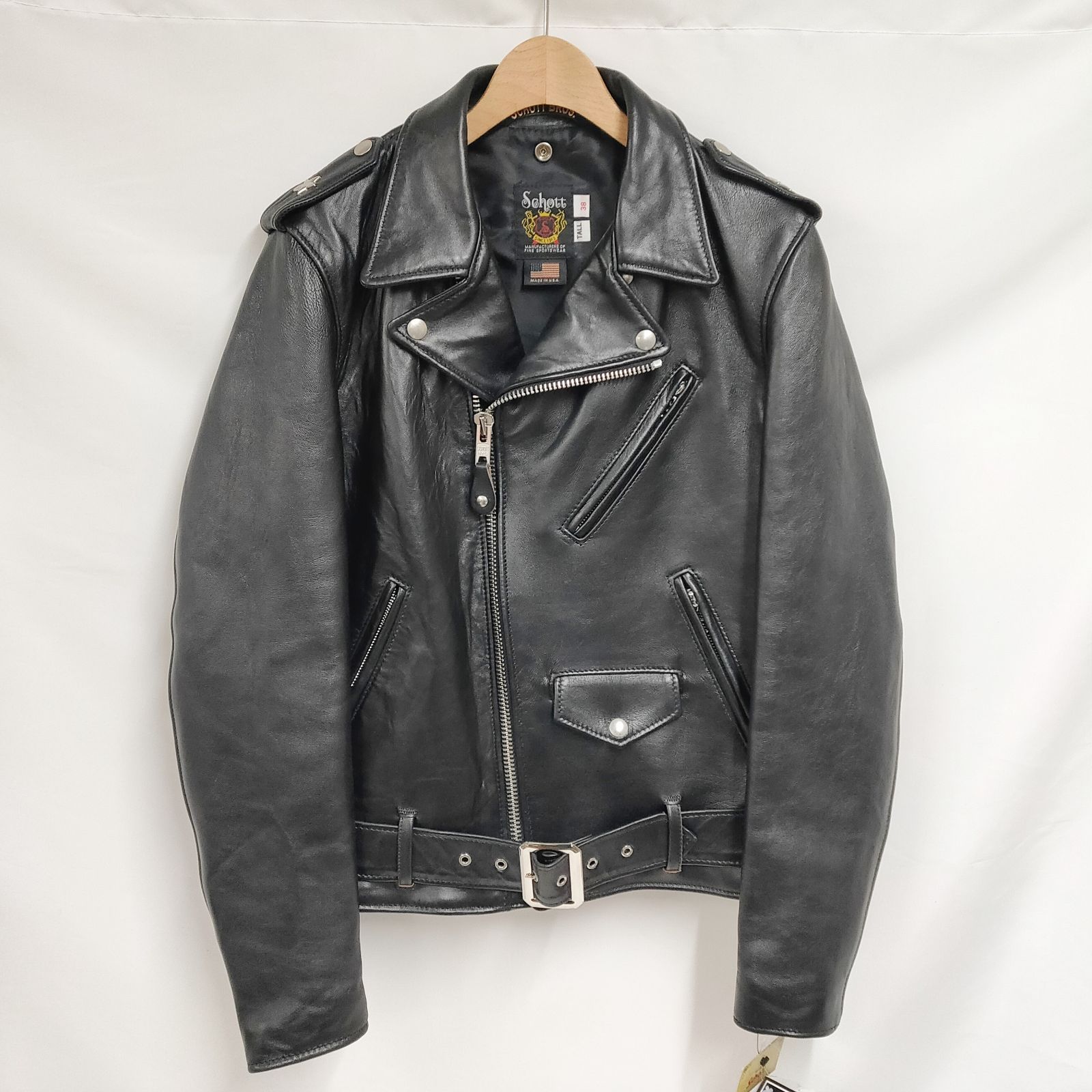 新品 未使用 ショット シープ ワンスター ライダース レザージャケット 