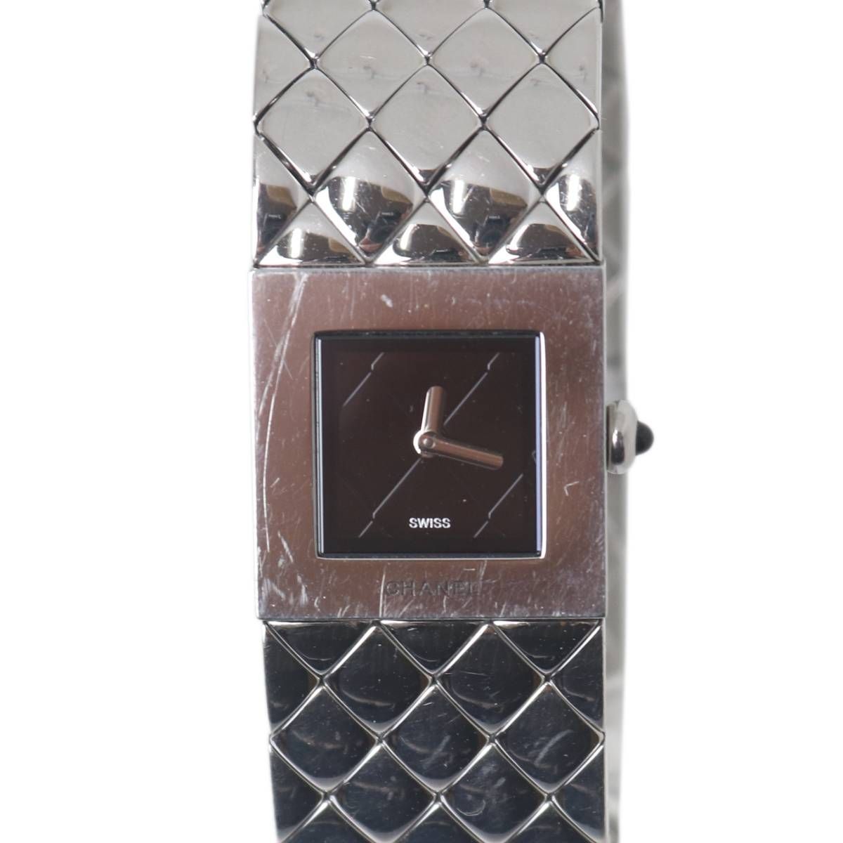 CHANEL /シャネル レディースクォーツ 腕時計 マトラッセ シルバー
