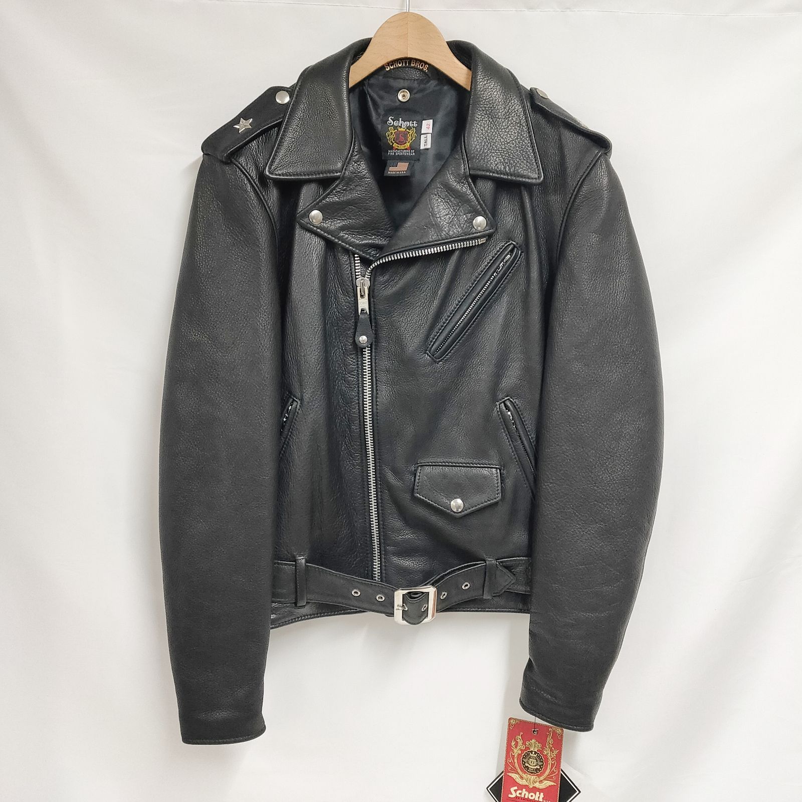 Schott ダブルライダース レザージャケット ブラック Schott N.Y.C（ショット） Schott ダブルライダース 618 ダブル