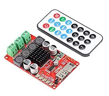 【】 KKHMF TPA3116 2X50W Bluetoothデジタルパワーアンプボード リモコン付き TFカード/USBデコードをサポート HIFIアンプホームシアター