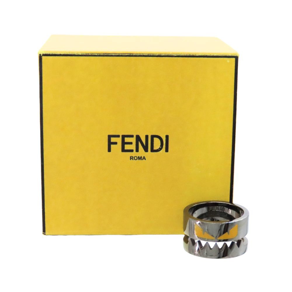 中古】FENDI フェンディ Sサイズ 約18号 バッグバグズ エナメルリング