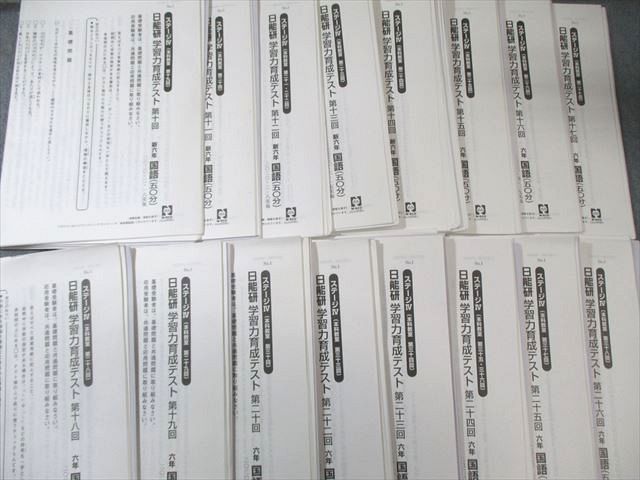 日能研 小6 全国公開模試/合格力実践テストなど 国語/算数/理科/社会