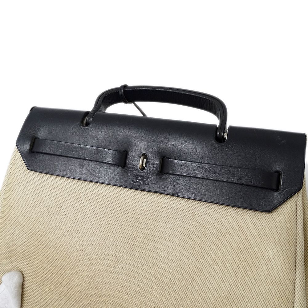 HERMES エールバッグ PM ブラック ベージュ エルメス E刻印 HOT，人気 