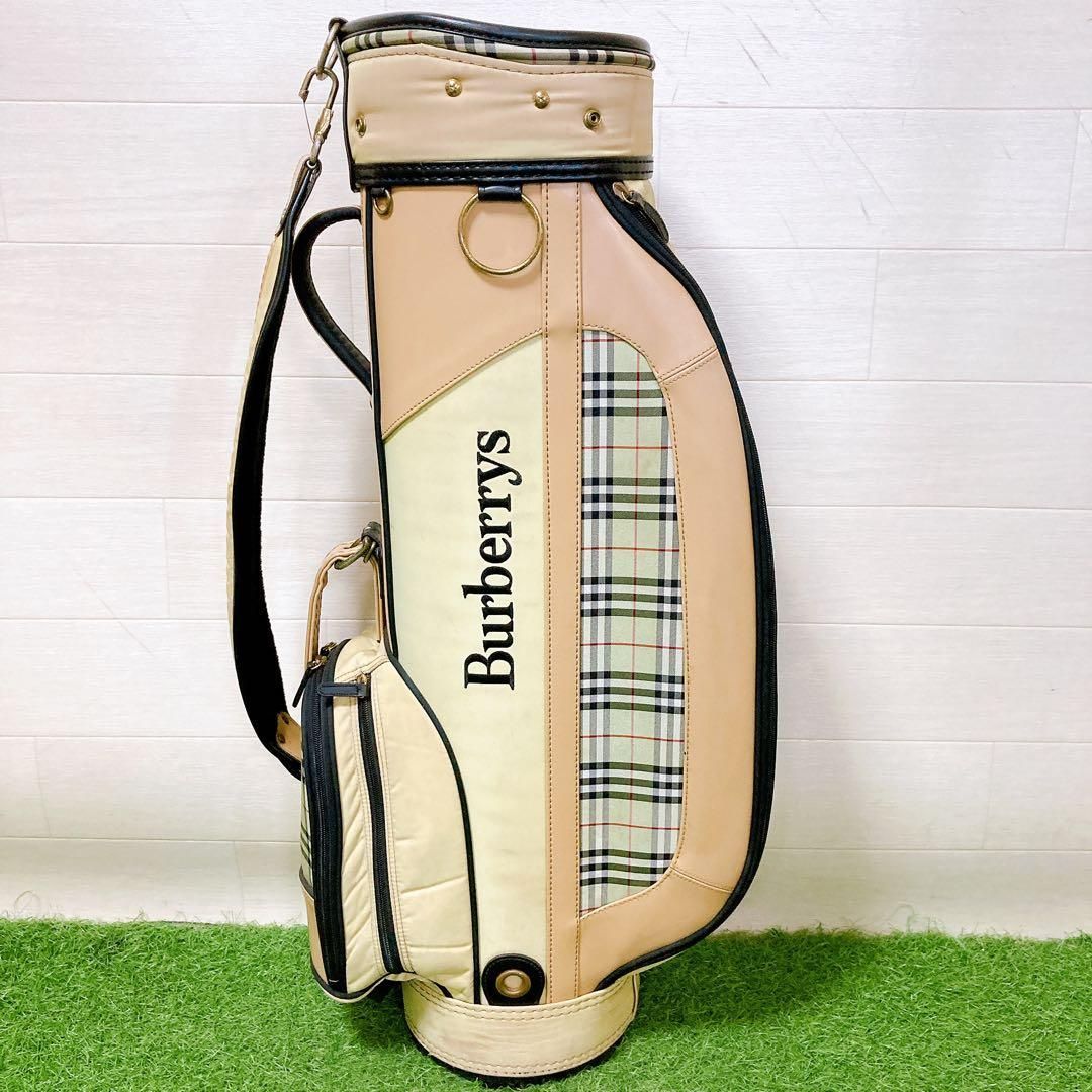 フードなし バーバリー ヴィンテージ キャディバッグ 7 5型 ノバチェック