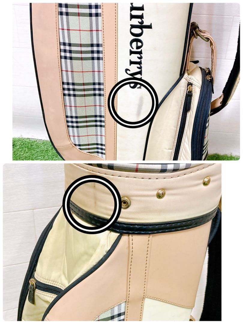 フードなし】バーバリー ヴィンテージ キャディバッグ 7.5型 ノバ