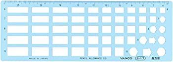 バンコ(Vanco) テンプレート 23.3x8x1cm S-17 ? 20117