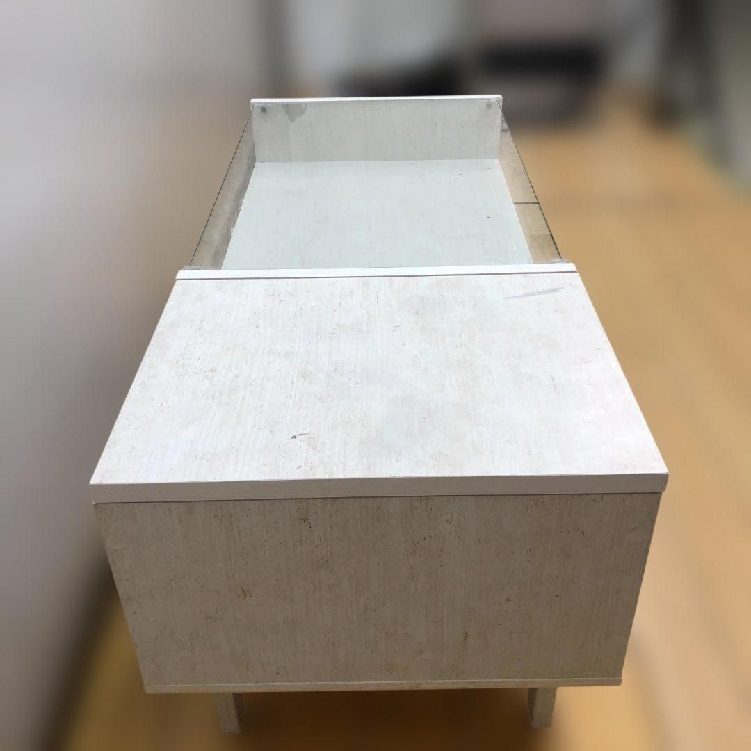 ニトリ ドレッサーテーブル リズバレー SLM9040T 鏡付き ロータイプ