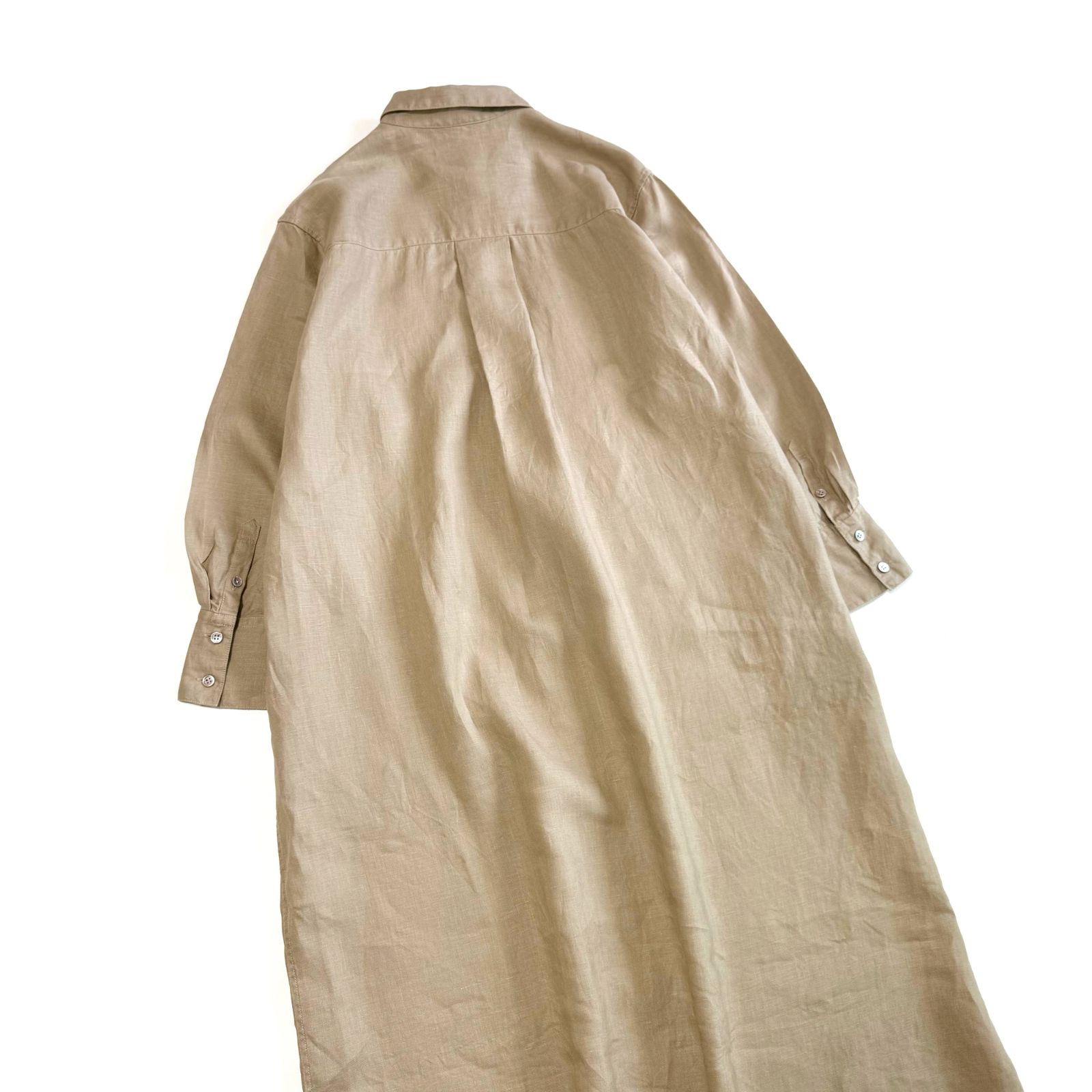 [超美品] Whim Gazette リネンロングシャツワンピース 34100円 ◇美品◇ Whim Gazette ウィムガゼット リネンシャツワンピース - メルカリ