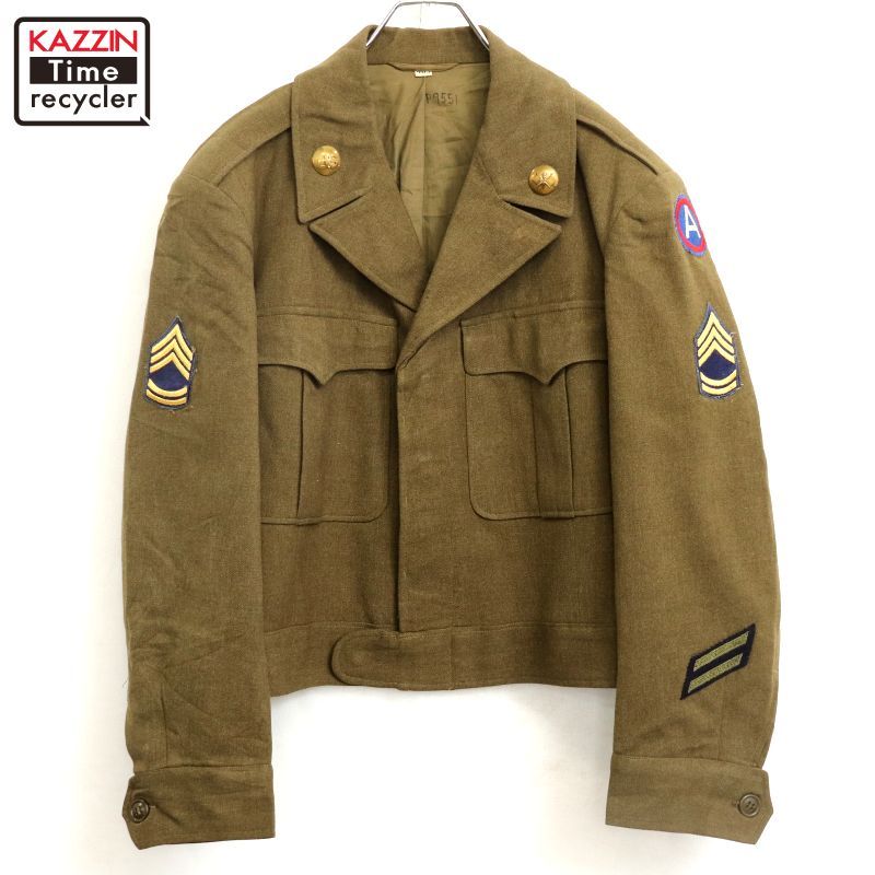 40sアイクジャケット USARMY ミリタリー ジャケットヴィンテージ 40s USA製 vintage U.S.ARMY アイクジャケット ミリタリージャケット