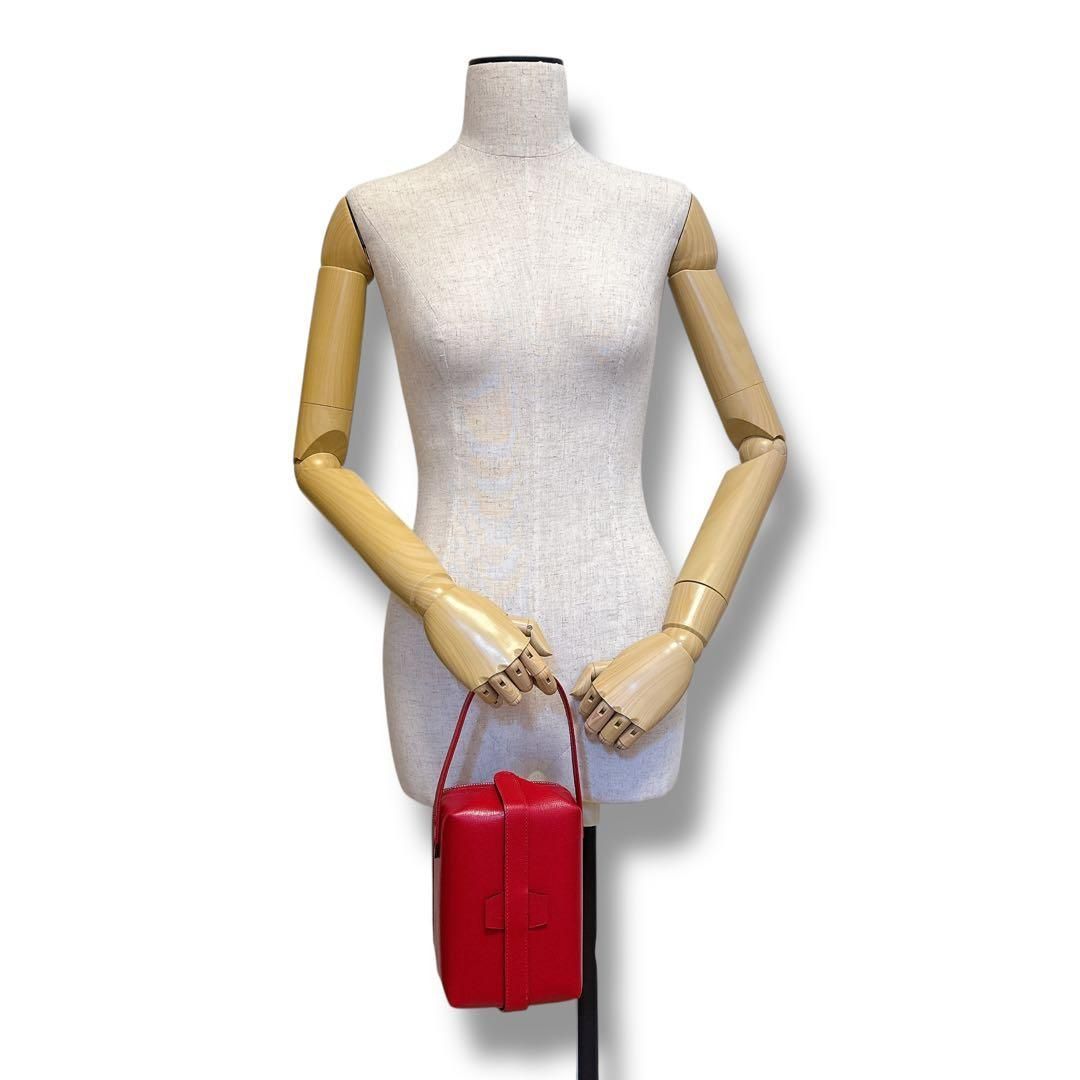 ヴァレクストラ ハンドバッグ トリックトラック レッド 赤 レザー