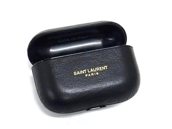 □新品同様□ SAINT LAURENT サンローラン レザー Air Pods Proケース