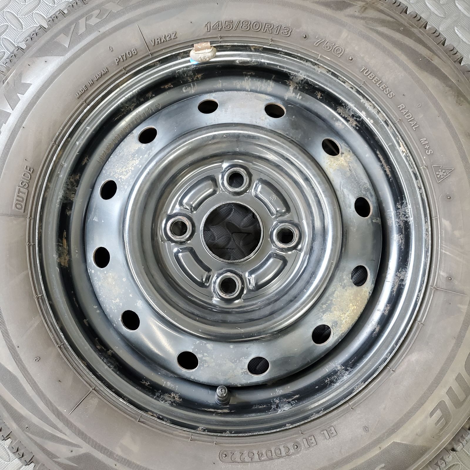 22年製 145/80R13 ブリヂストン ブリザックVRX2 スズキ アルト ワゴンR 