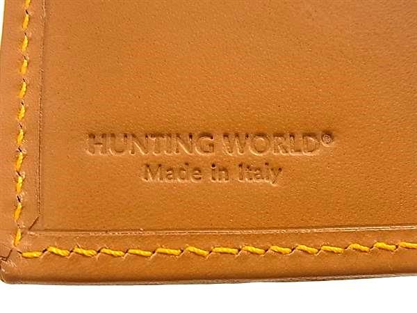 □新品□未使用□ HUNTING WORLD ハンティングワールド レザー 二