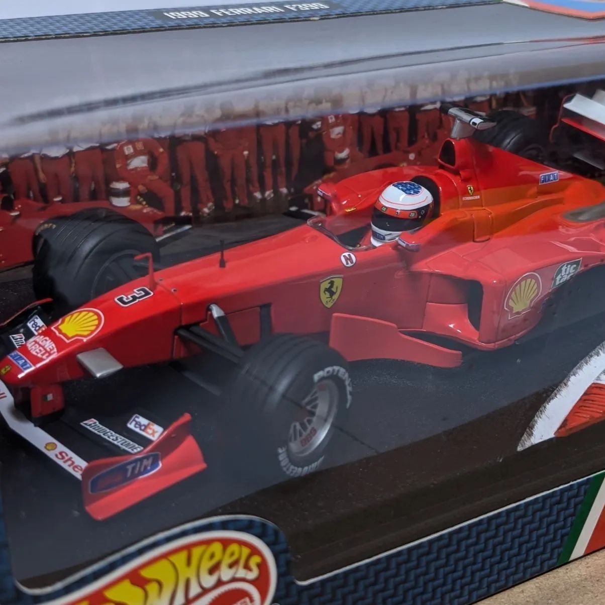 希少 未開封 マテル 1/18 フェラーリF399 ミハエル・シューマッハ F1
