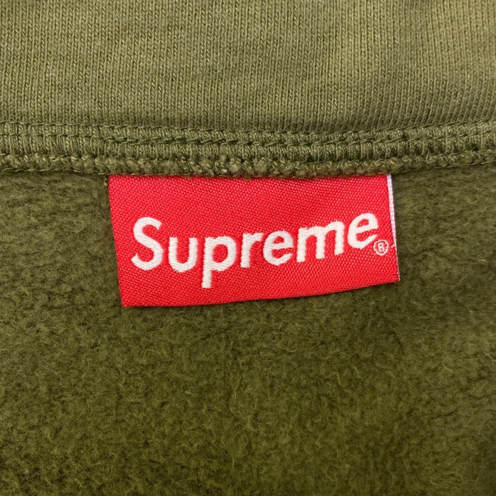 SUPREME シュプリーム 18AW Leopard Panel Half Zip Sweatshirt ハーフ