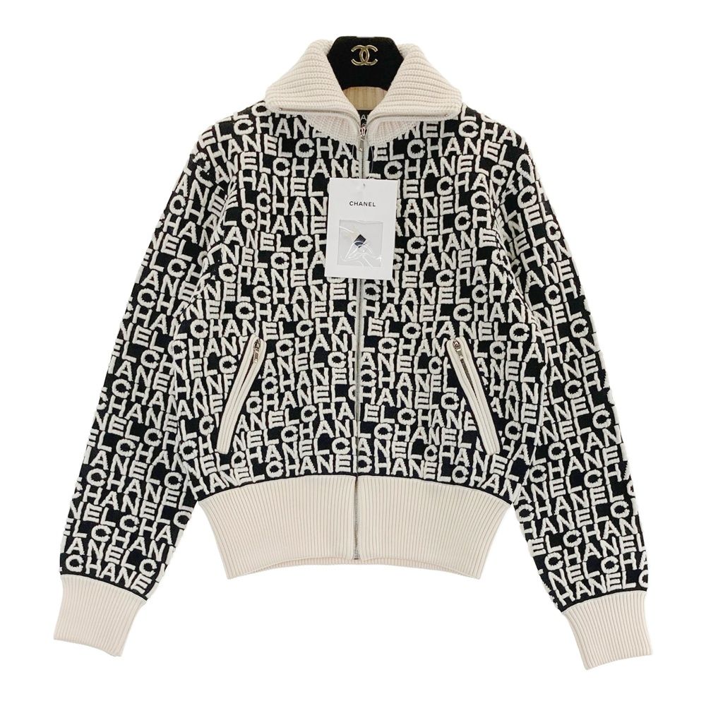 CHANEL シャネル P61955K47642 ニットジャケット ブラック系 34