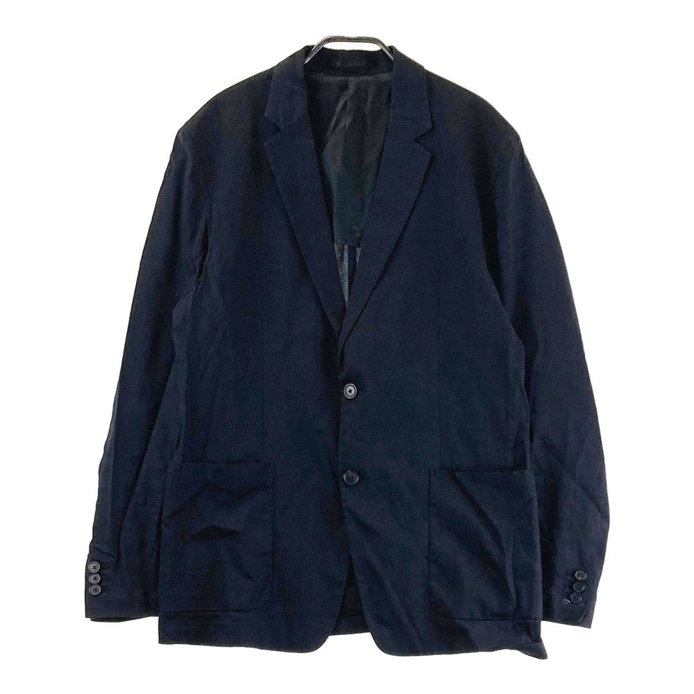 theory セオリー  リネン混 テーラードジャケット  ブラック系 40 [240101556412] メンズ