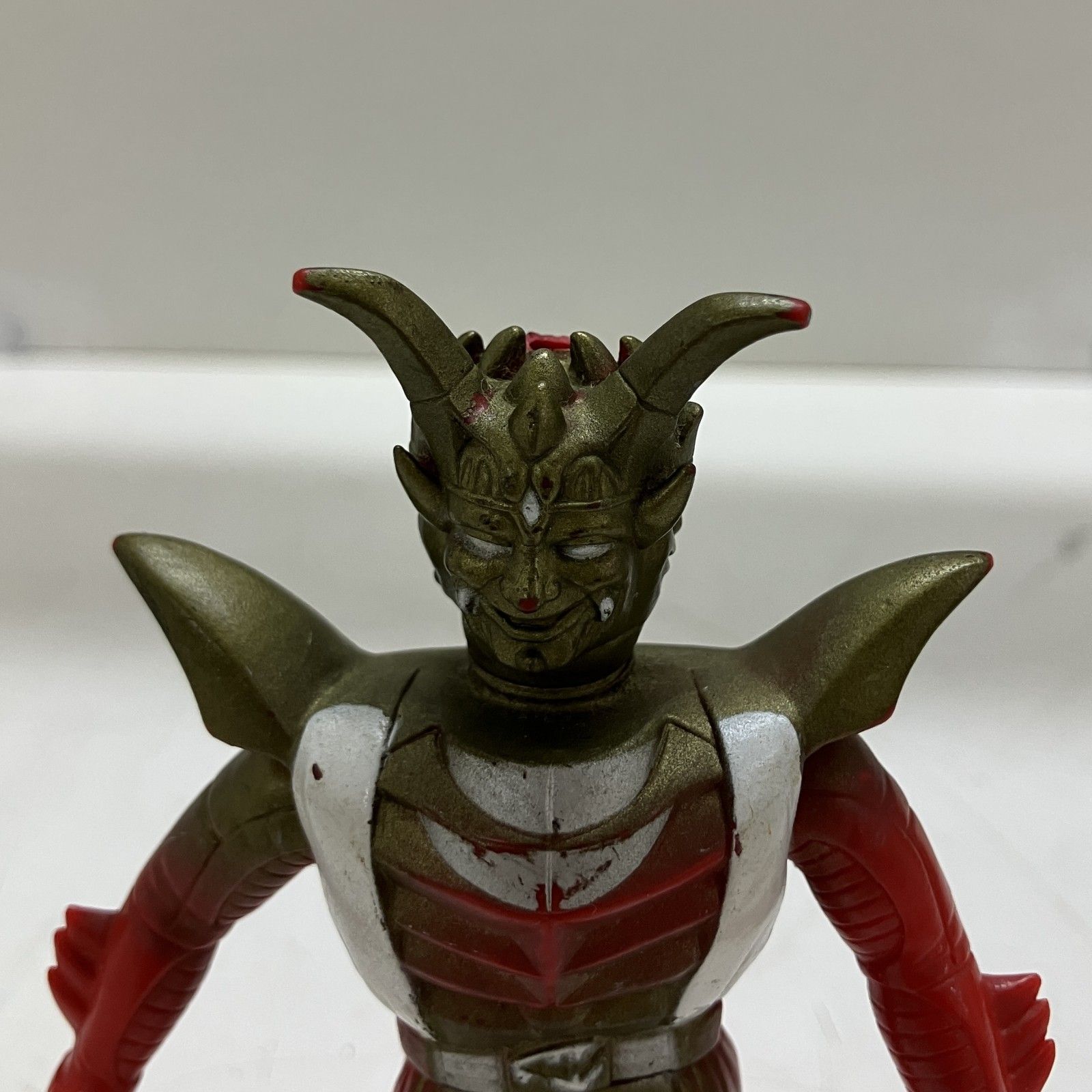 昭和レトロ フィギュア バイオロボ バイオマン ソフビ　当時物　レア　1984 ◇ 【ジャンク品】 BANDAI バンダイ フィギュア 超電子 バイオマン