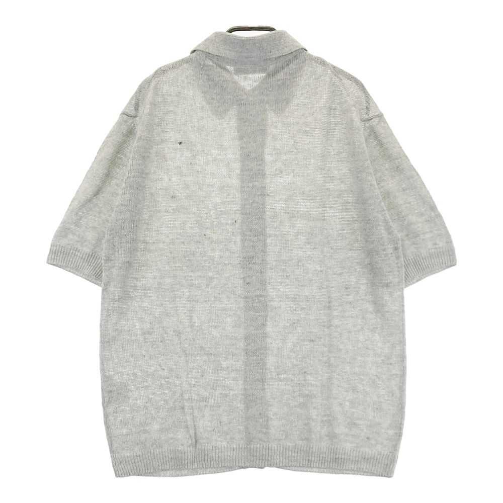 FILIPPO DE LAURENTIIS 半袖ニットポロカーディガン FILIPPO DE