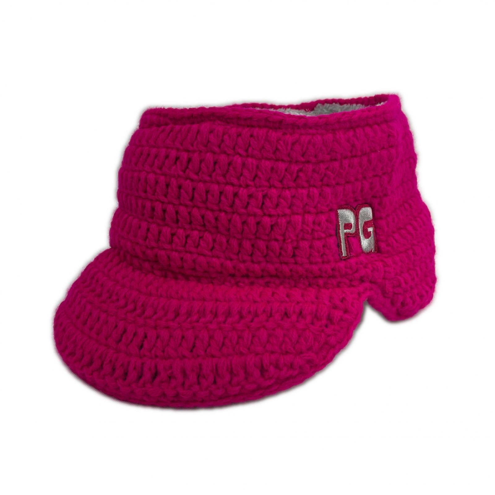 未使用品 パーリーゲイツ PEARLY GATES サンバイザー フリー ピンク