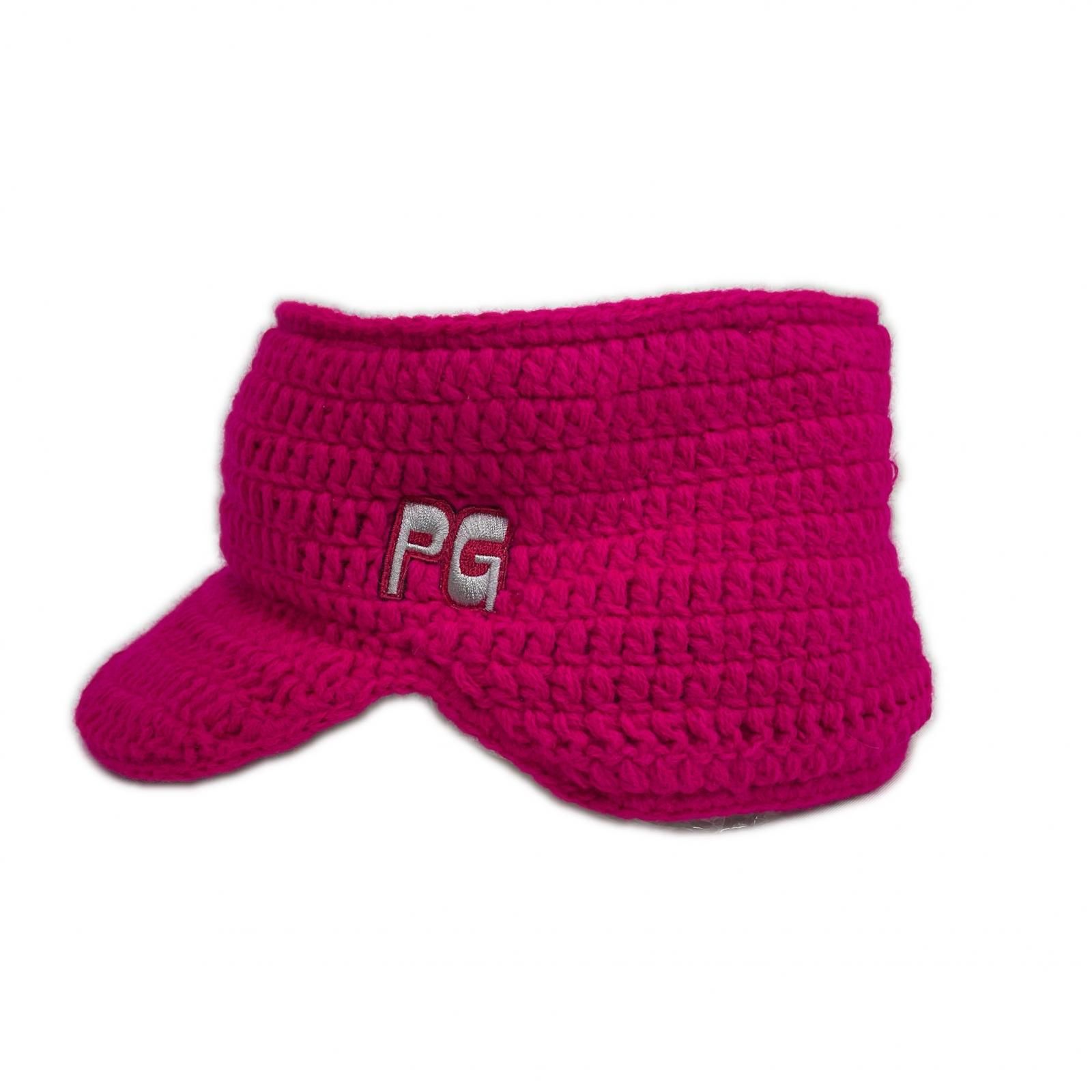 未使用品 パーリーゲイツ PEARLY GATES サンバイザー フリー ピンク