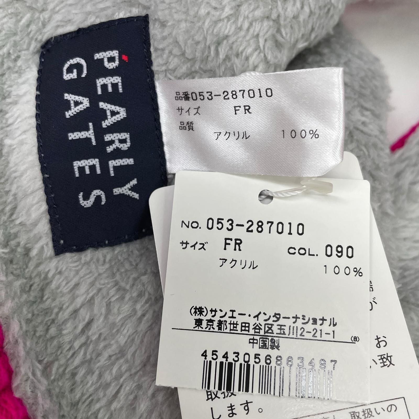 未使用品 パーリーゲイツ PEARLY GATES サンバイザー フリー ピンク