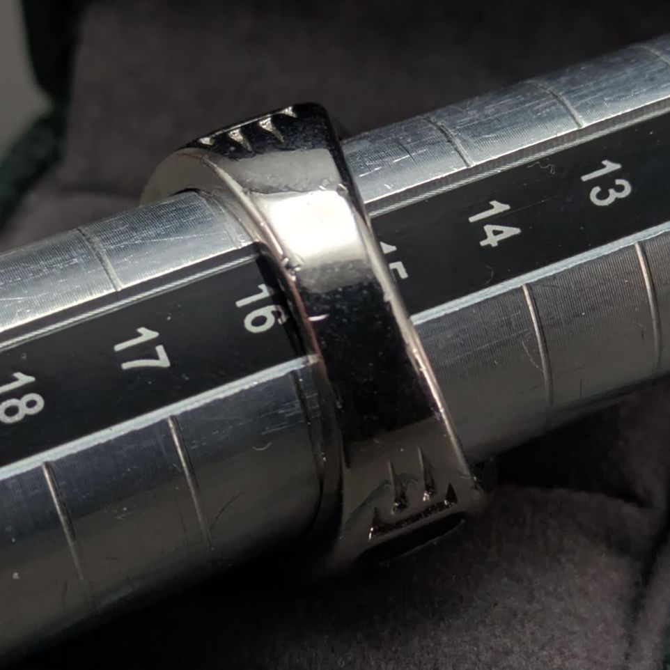 米国製 白頭鷲 マザーオブパール 15.2号 重量級 ミリタリーリング USA