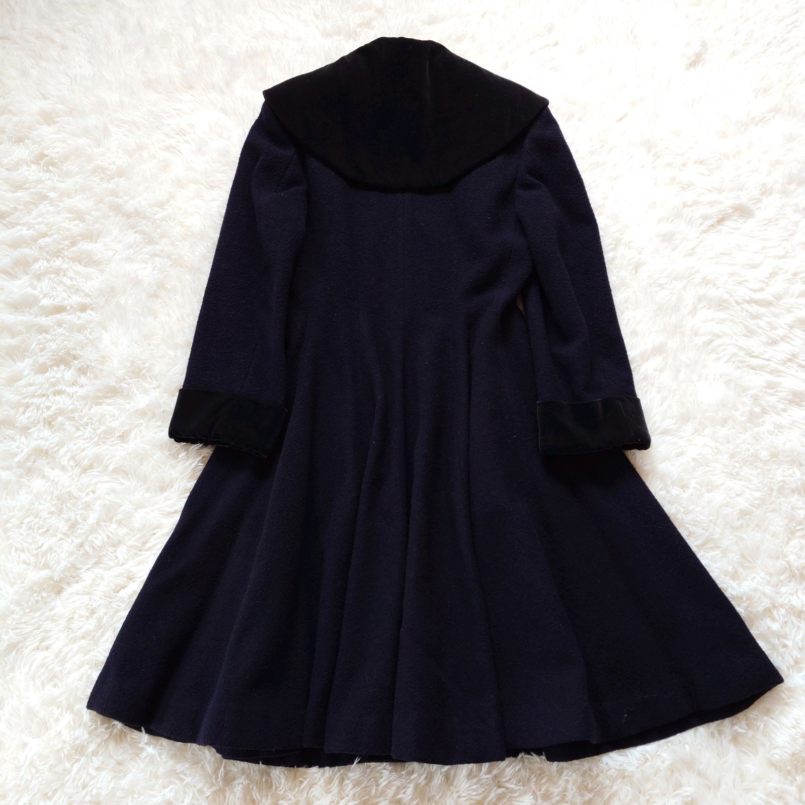 希少 一点物 コムデギャルソン COMME des GARCONS フレア ロングコート 
