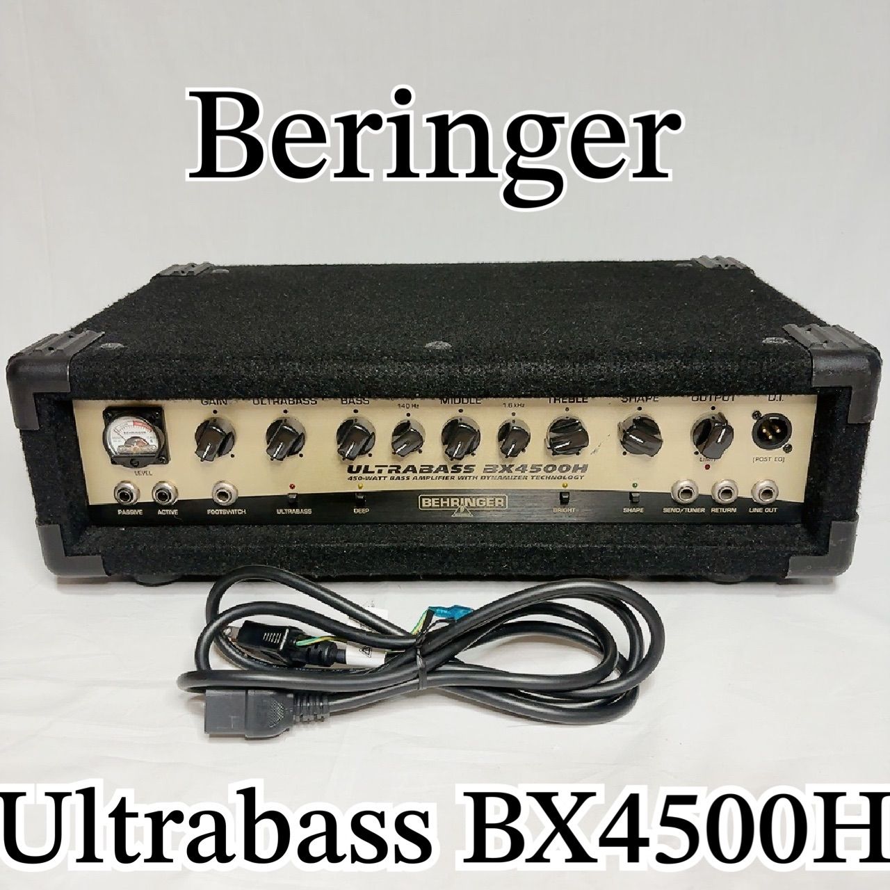 Behringer Ultrabass BX4500H ベースアンプ アンプヘッド 450W高出力 