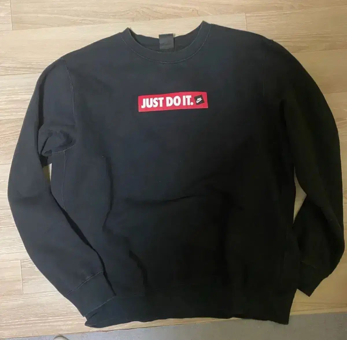 ナイキ JUST DO IT ブラック スウェット