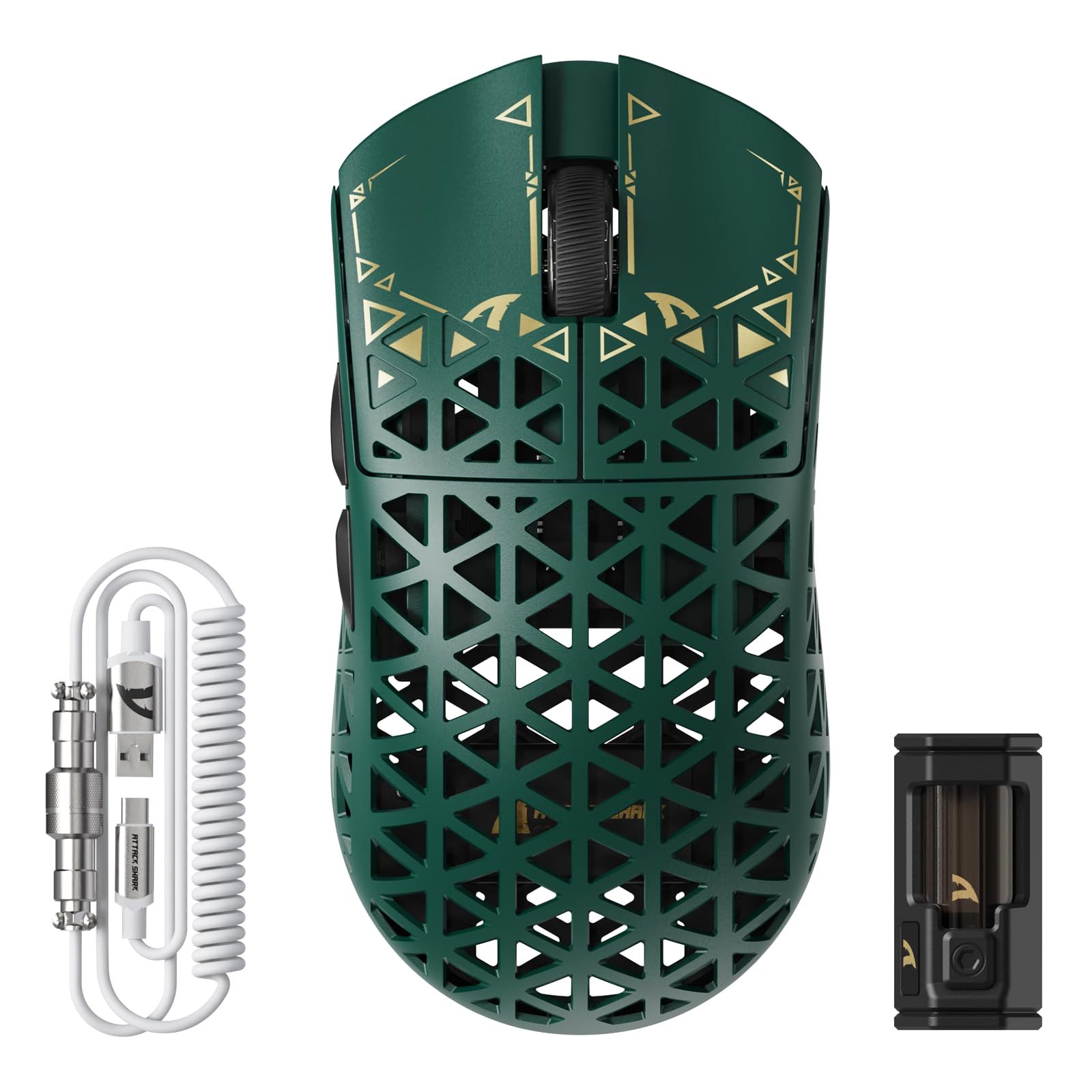 ATTACK SHARK R5Ultra 無影 カーボンファイバー製無線ゲーミングマウス 