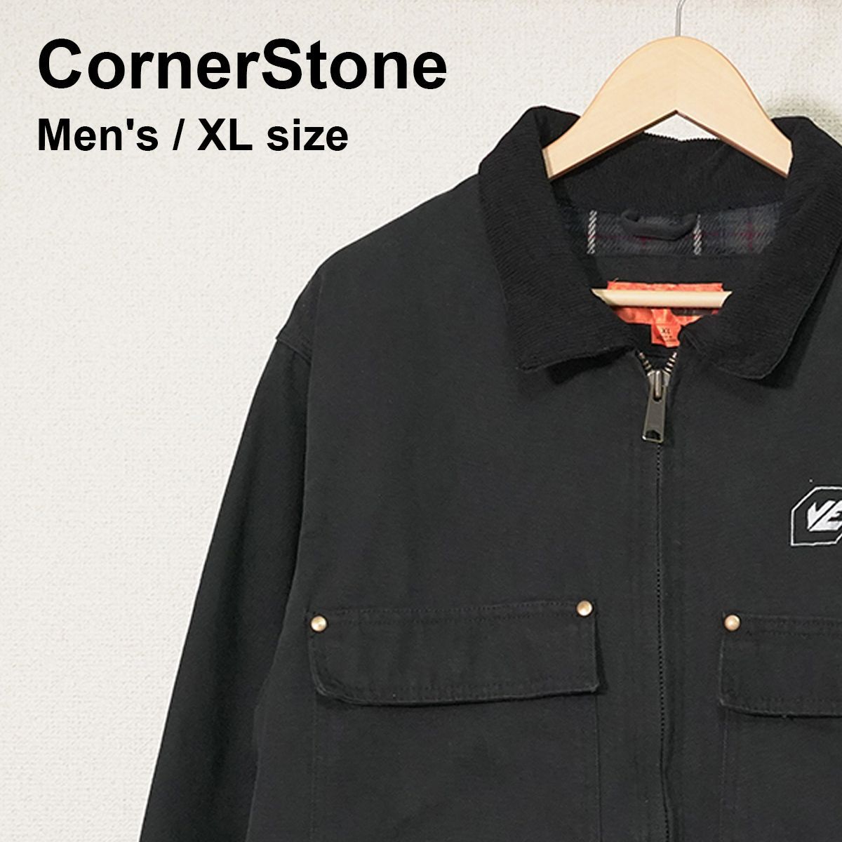 CornerStone（コーナーストーン）ワークジャケット ブラック XL 企業 