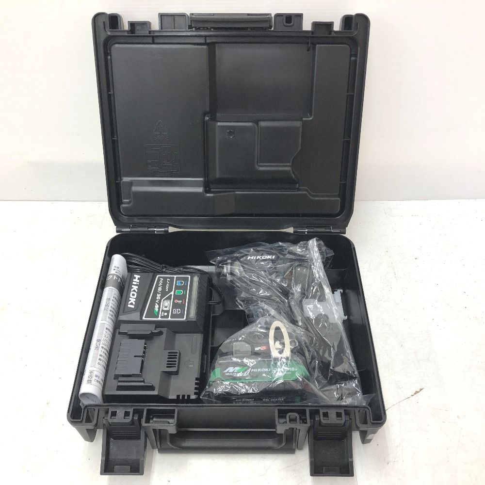 HiKOKI ハイコーキ 18 V 5.0 Ah コードレスインパクトドライバ ケース 充電器 新型マルチボルトバッテリ セット WH DC XCBZ ♥品