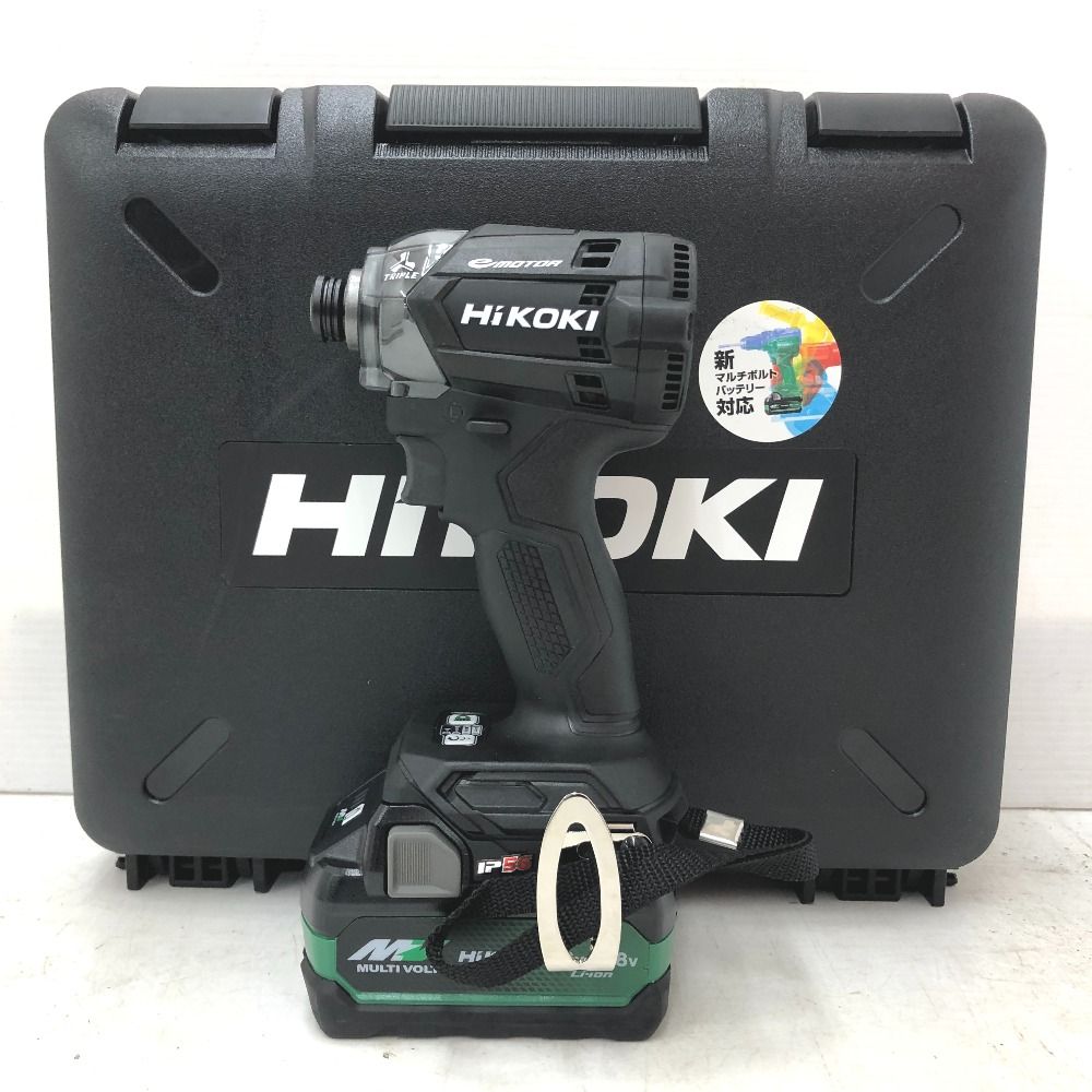 HiKOKI ハイコーキ 18 V 5.0 Ah コードレスインパクトドライバ ケース 充電器 新型マルチボルトバッテリ セット WH DC XCBZ ♥品