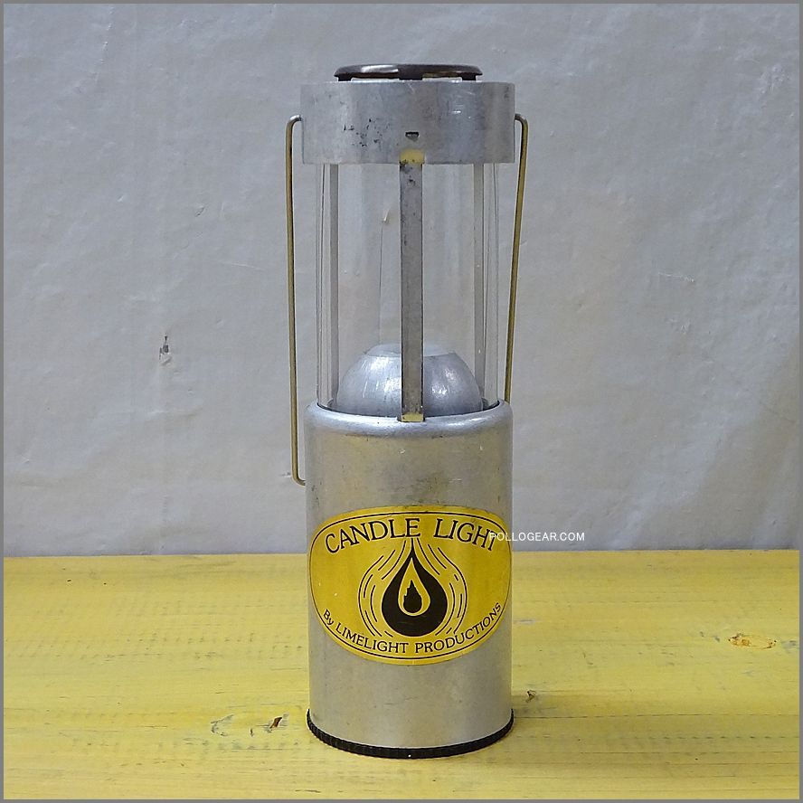 1985年 CANDLE LIGHT LLP UCO PAT PEND №2 ライムライト アルミ シルバー ビンテージ キャンドルランタン Limelight Productions
