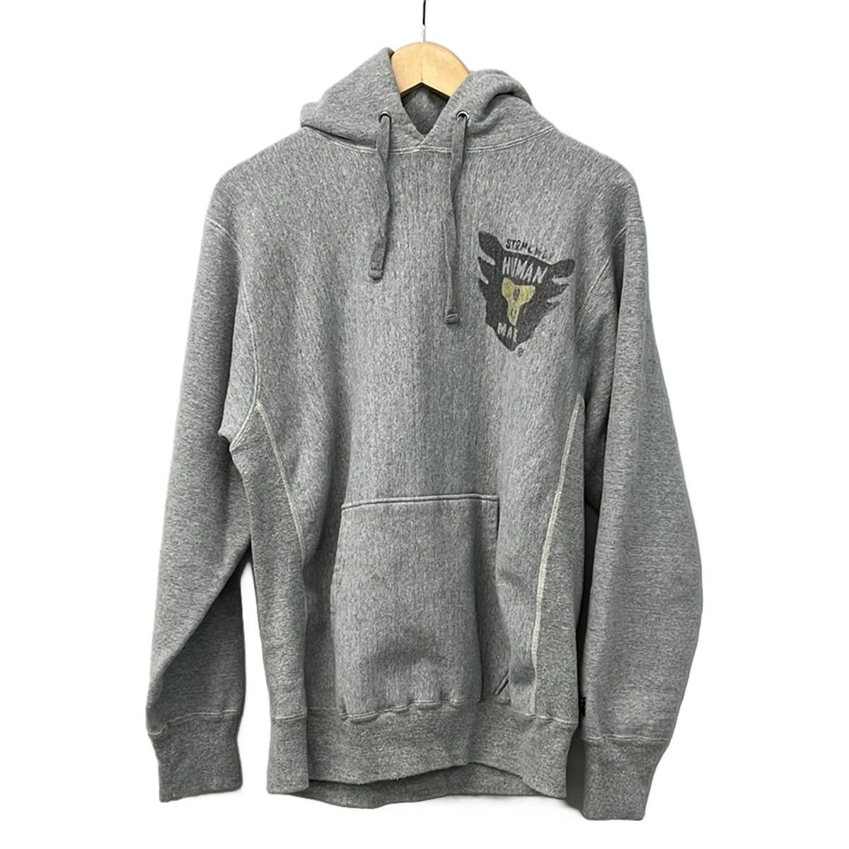 HUMAN MADE(ヒューマンメイド) パーカー サイズL メンズ美品 - グレー 