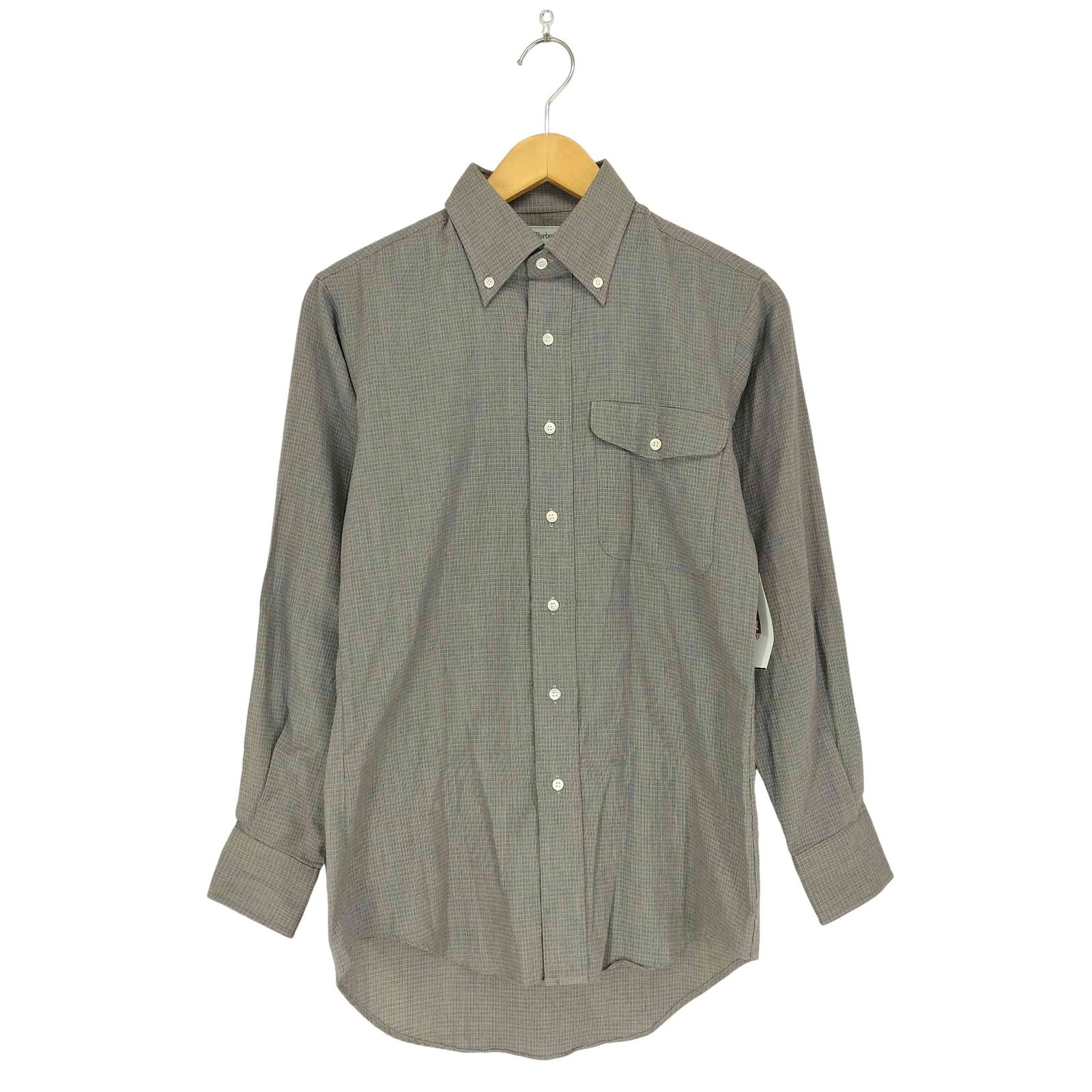 バーバリーズ BURBERRYS チェック柄 ボタンダウンシャツ メンズ  37-79