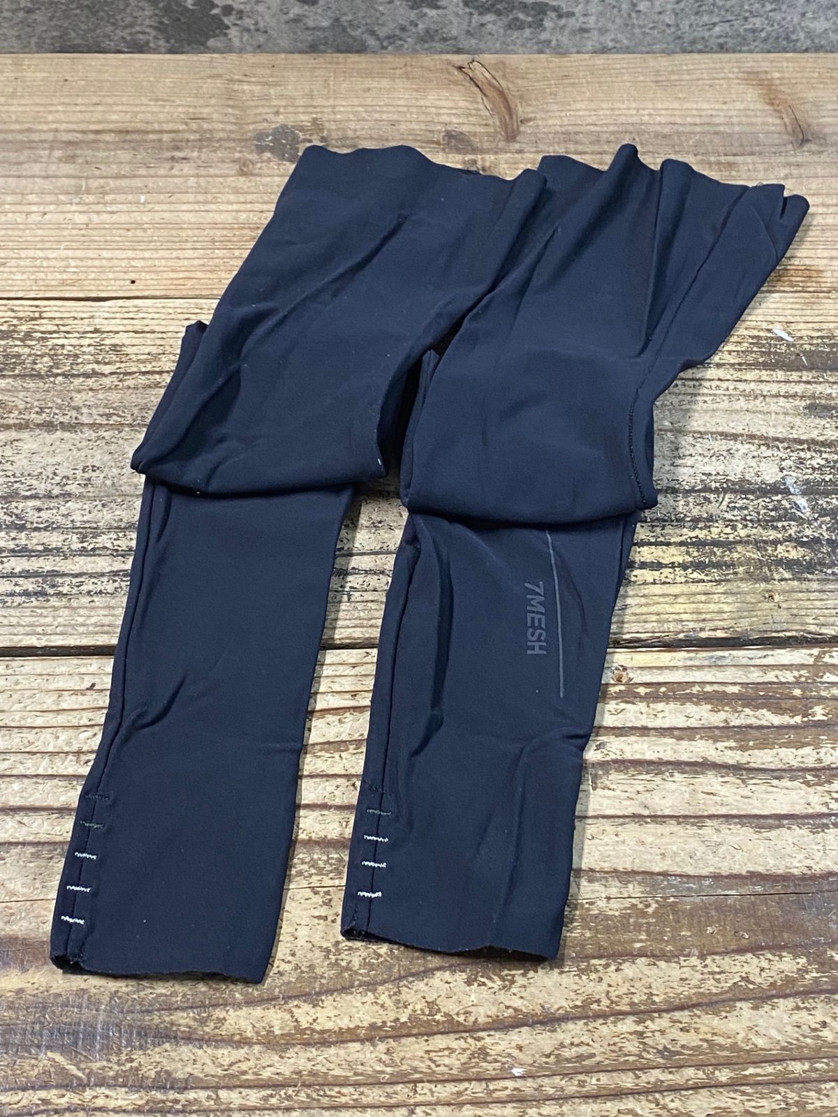 JW779 7MESH レッグウォーマー 黒 XS/TP 裏起毛