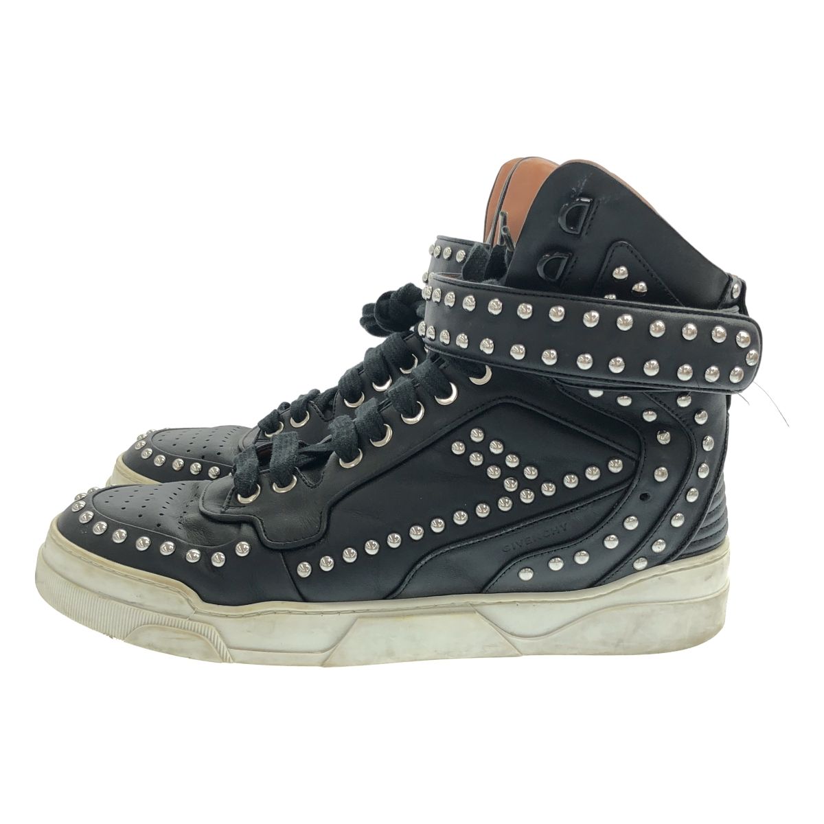 GIVENCHY ジバンシィ タイソン スタッズハイカットレザースニーカー