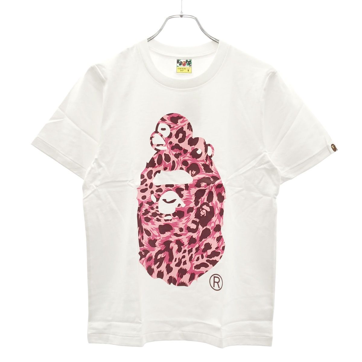 今季新作 エイプ ABATHINGAPE ロンT 2XL WILDLEOPARD