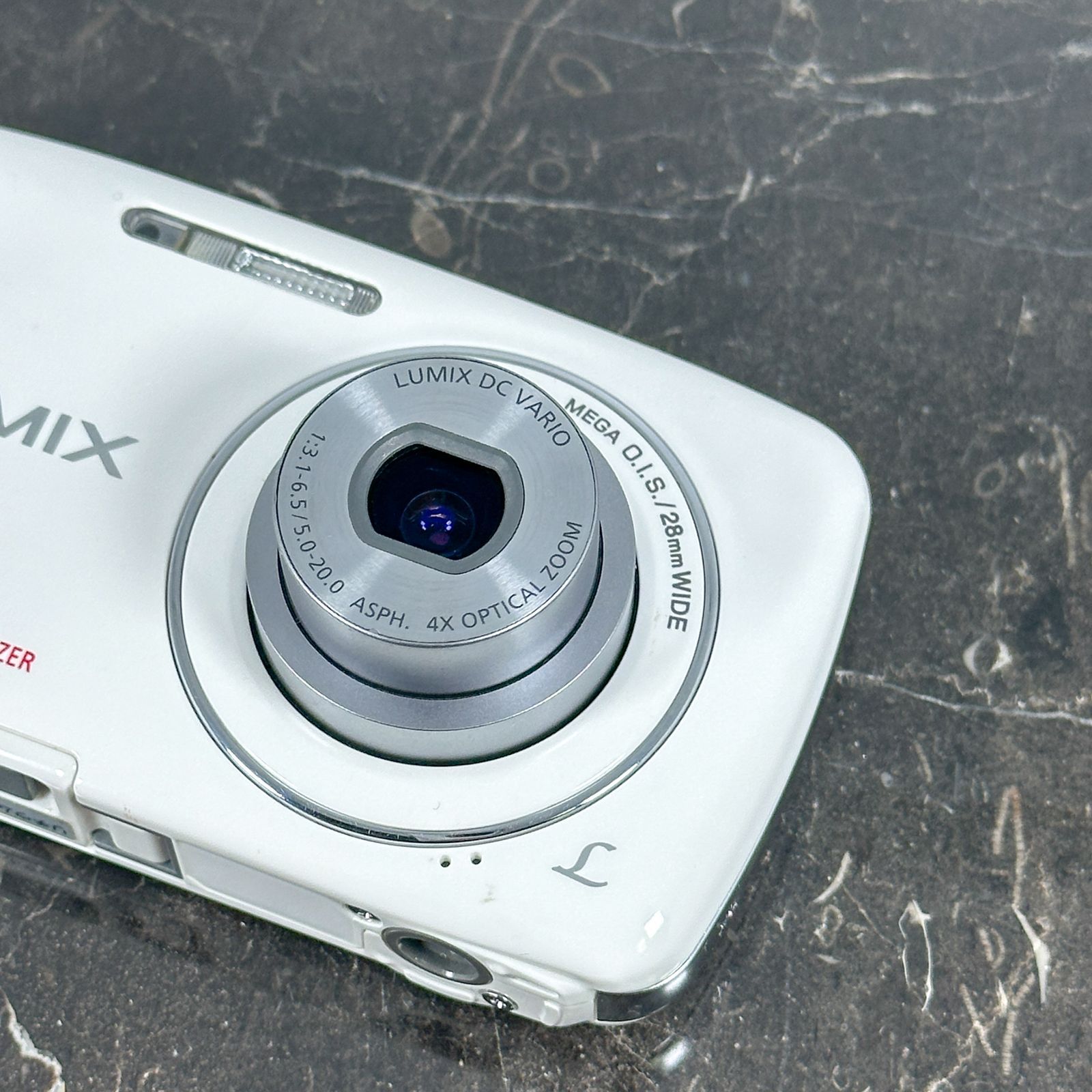 美品】Panasonic パナソニック LUMIX DMC-S1 ホワイト 1210万画素 光学
