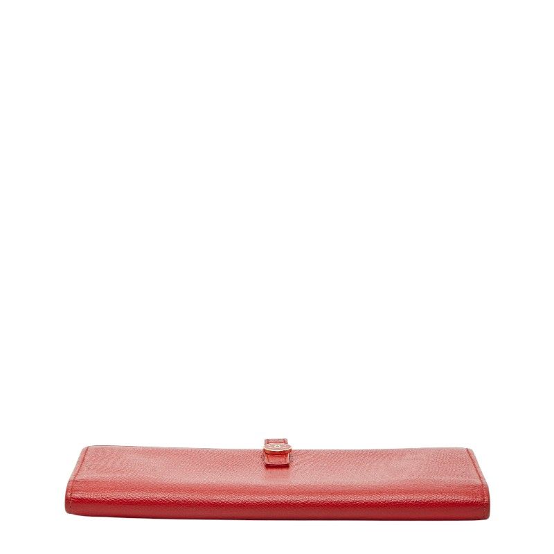 シャネル ココボタン ココマーク レッド レザー レディース CHANEL【1
