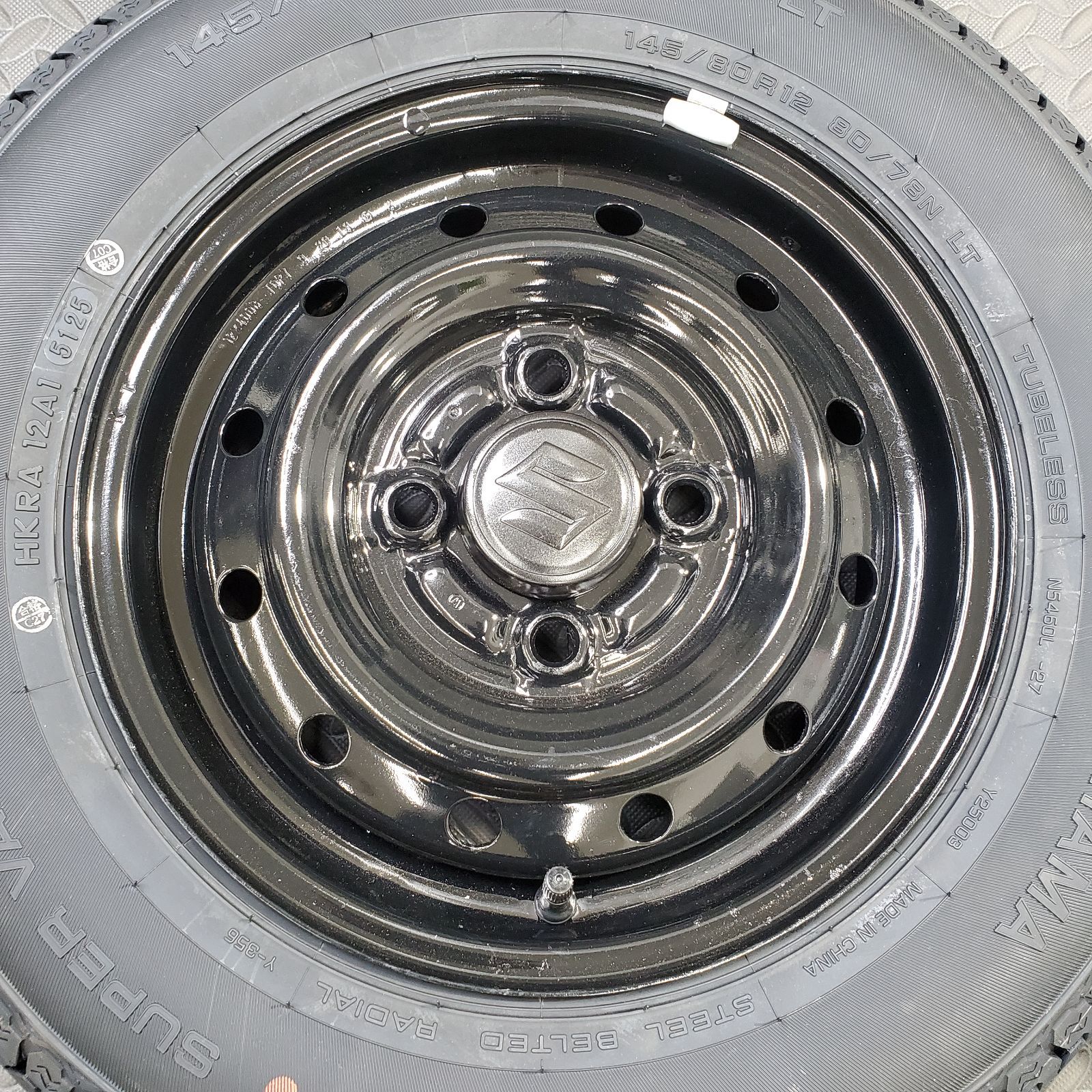 25年製 新品タイヤ 145/80R12 80/78N LT ヨコハマ スーパーバン356(夏