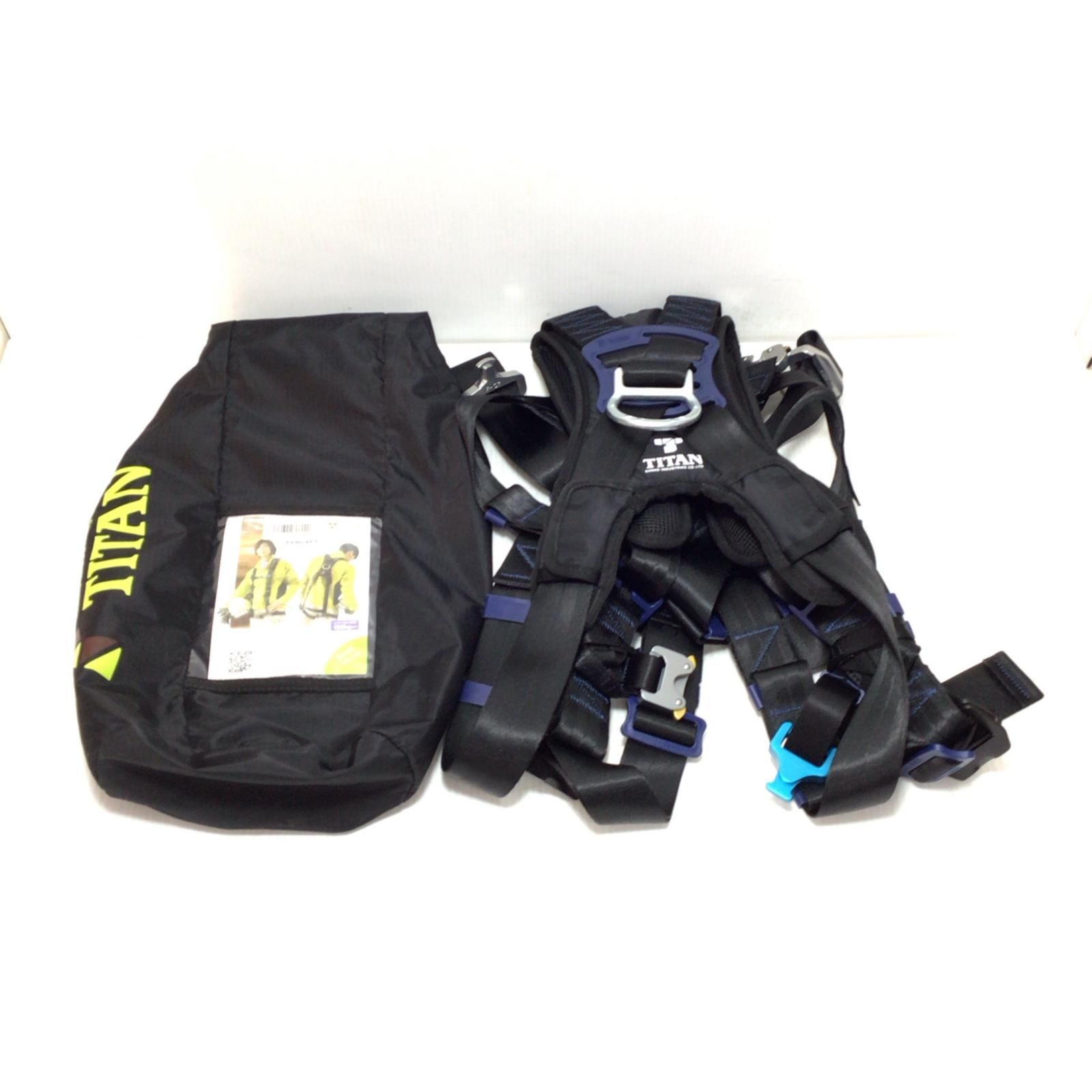 ΘΘTITAN フルハーネス型安全帯 ♥品 S size L PAHN 10 A BL ブラック