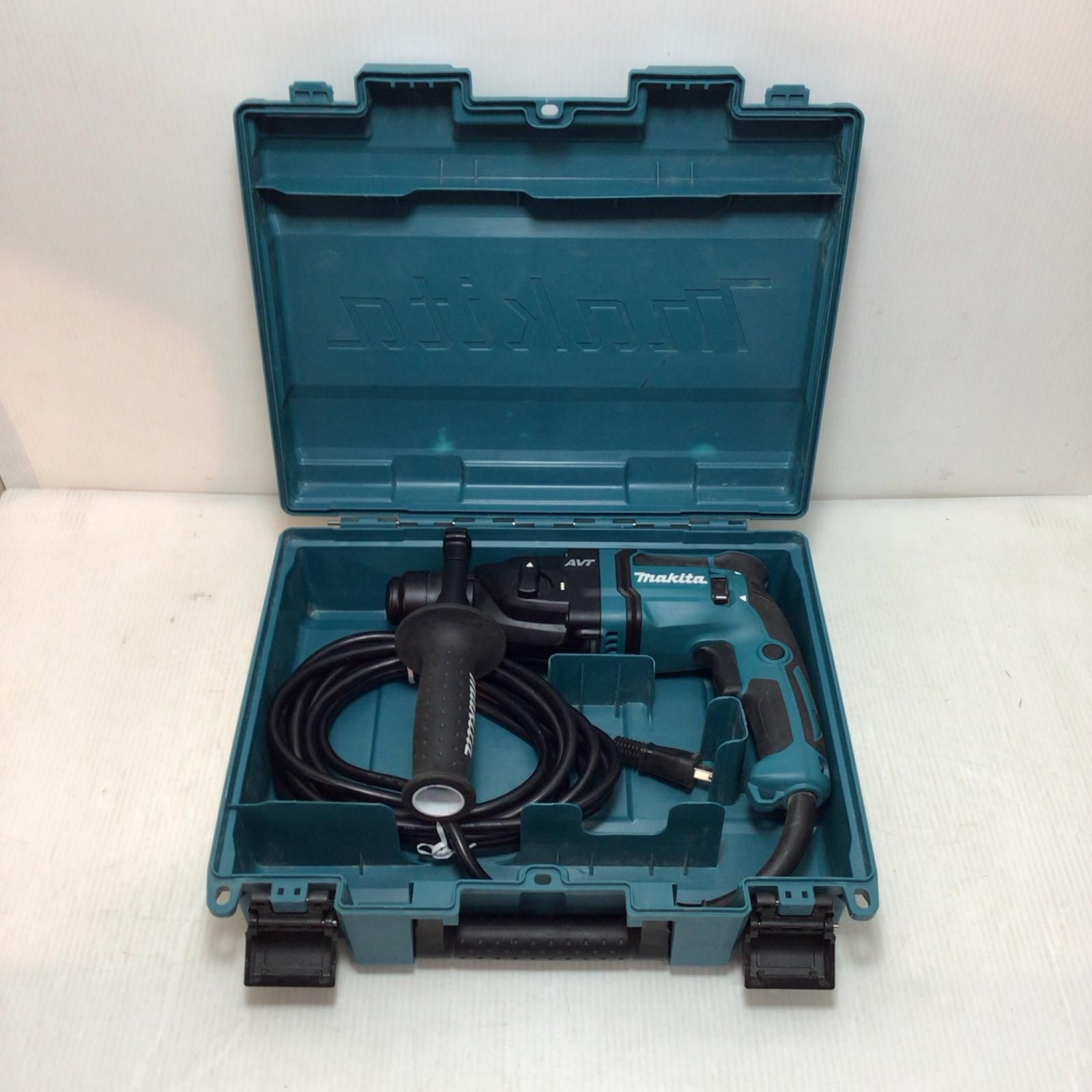 ΘΘMAKITA マキタ ハンマドリル 程度B ケース付 コード式 18 mm 100 v 使用感有 HR 1841 F ブルー