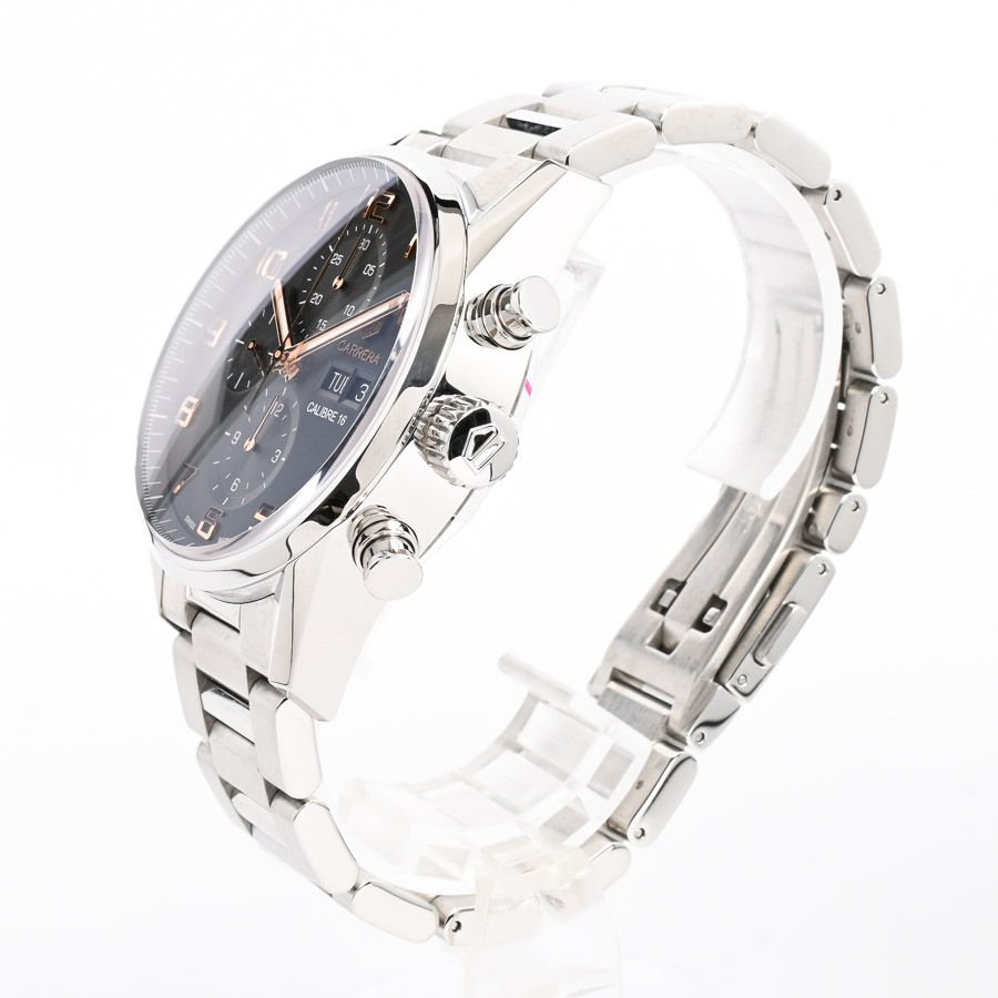  TAG HEUER タグホイヤー 腕時計 カレラ キャリバー16 クロノグラフ CV2A1AB BA0738 柄物 自動巻き時計 腕時計(アナログ)