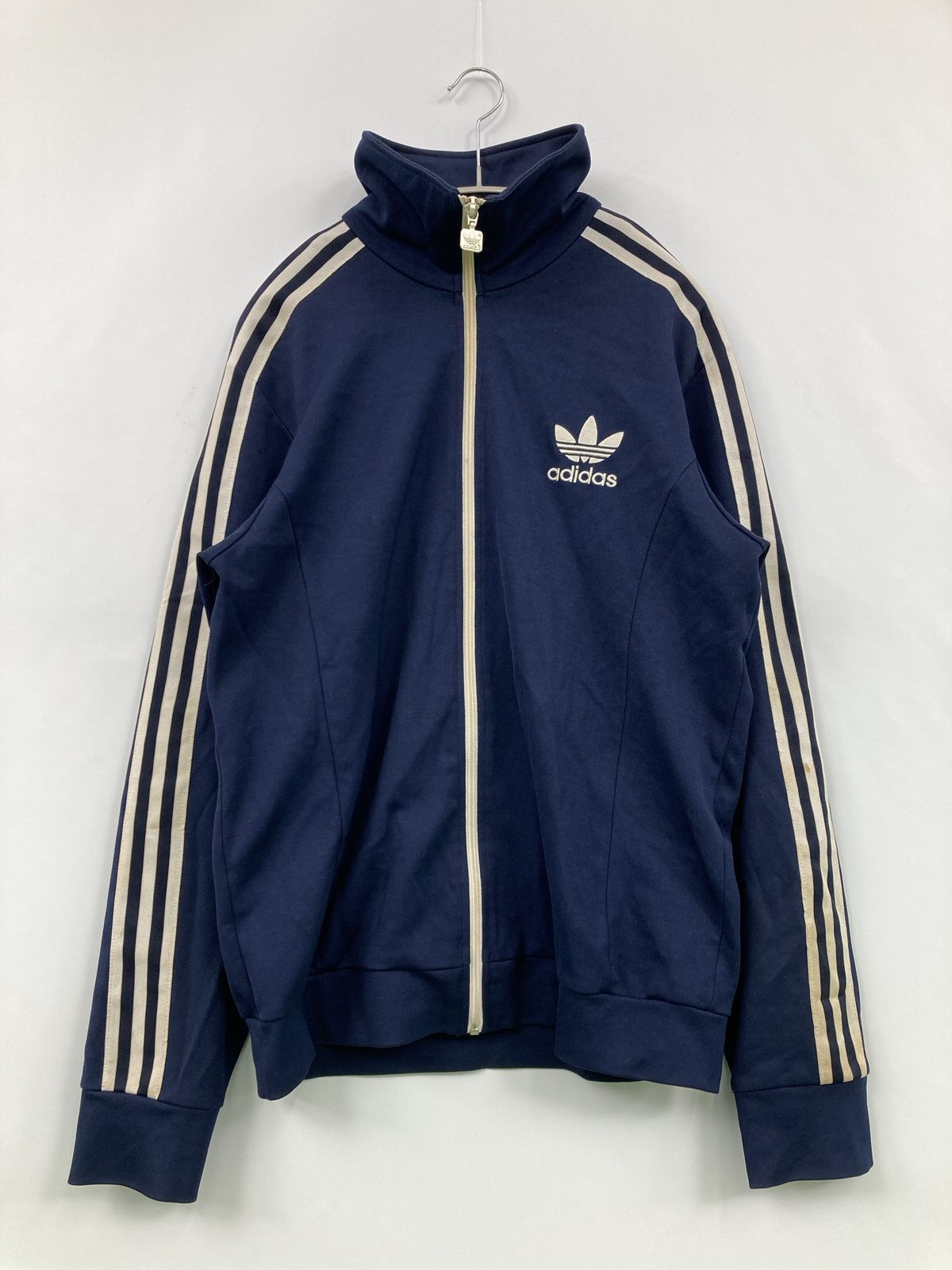 adidas ジップアップジャージ ネイビー adidas ジップアップジャージ L 