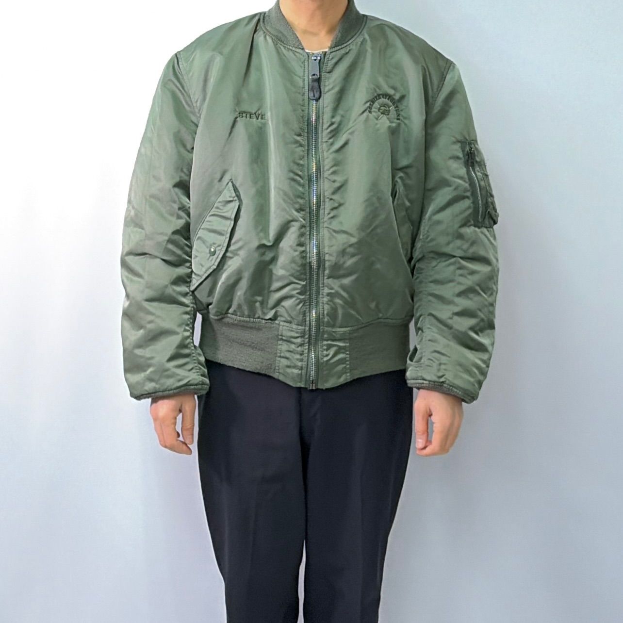 90s ALPHA アルファ MA-1 フライト ジャケット XL USA製 - メルカリ